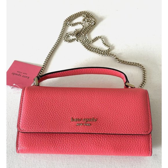 New Kate Spade Roulette Top-handle Crossbody Peach Melba - Picture 7 of 7